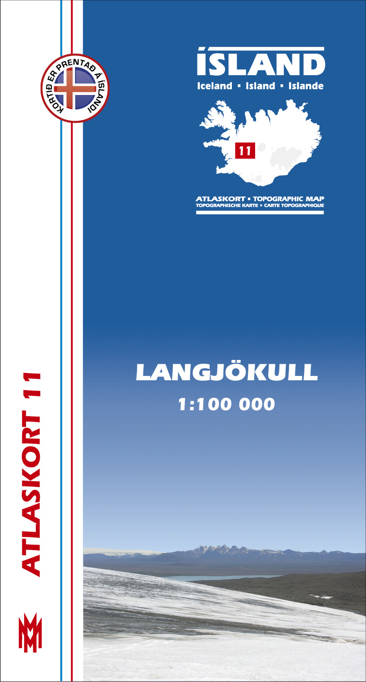 Atlaskort 11 - Langjökull