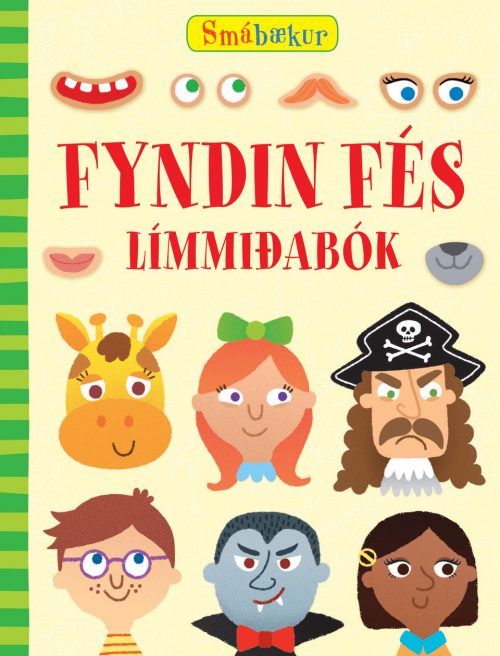 Smábækur - Límmiðabók - Fyndin fés