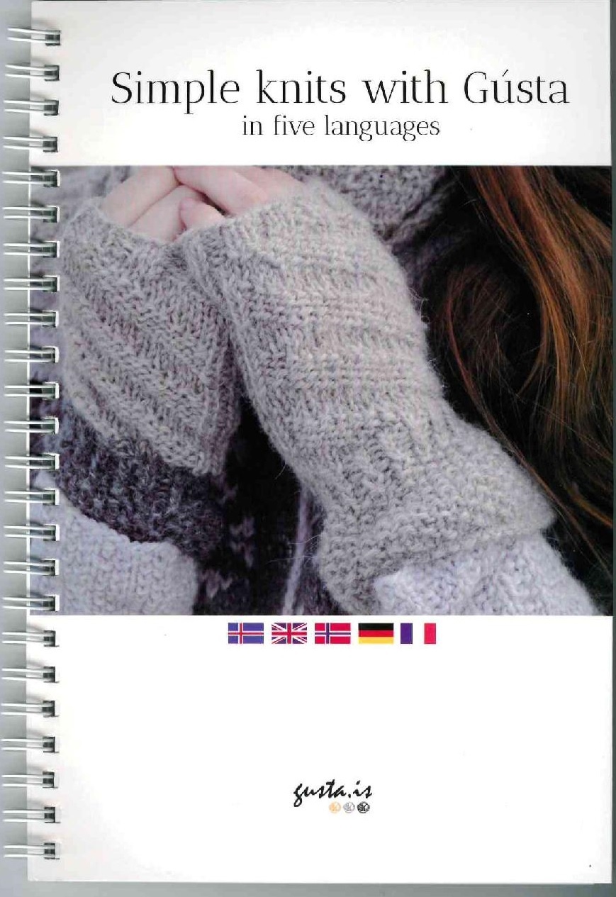 Simple knits with Gústa: in five languages