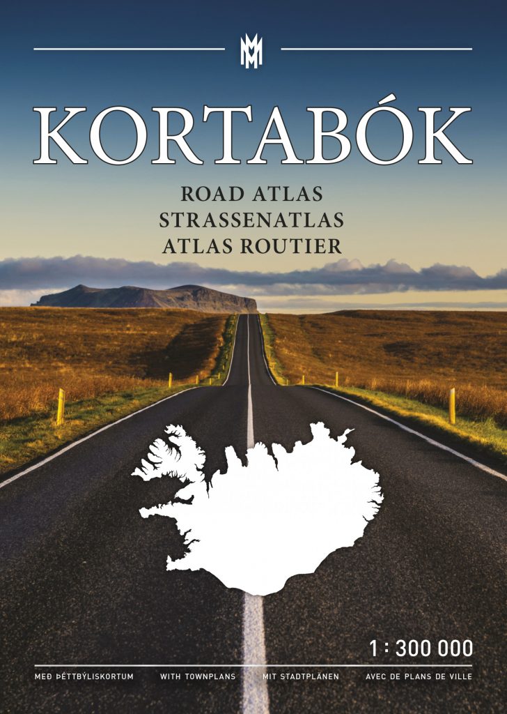 Kortabók / Road atlas / Straßenatlas / Atlas routier 2021-2023 – 1:300.000