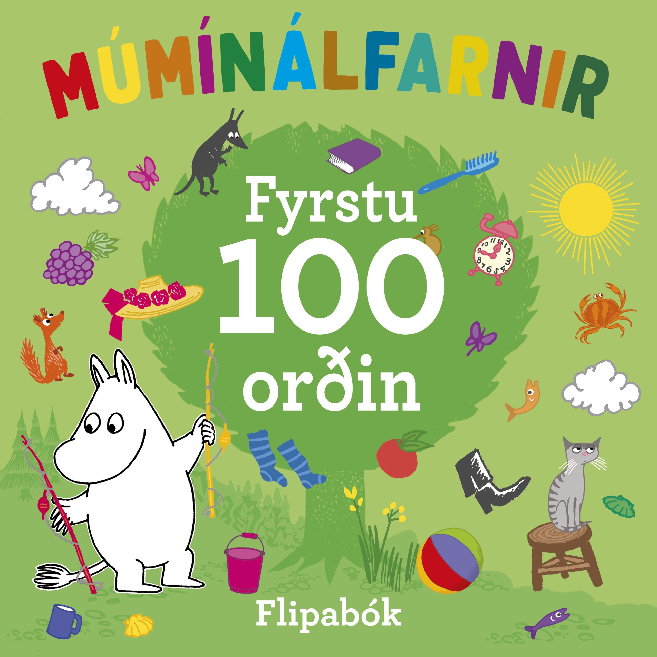 múmínálfarnir fyrstu 100 orðin