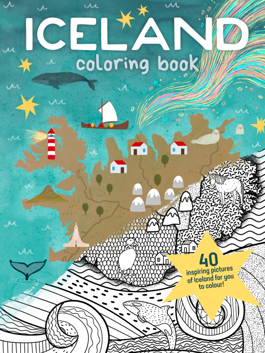 Iceland - Coloring Book - cover